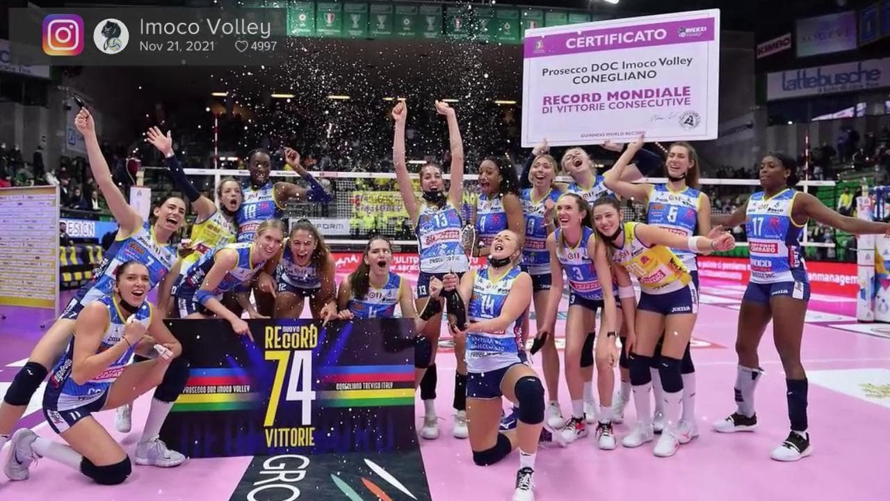 Volley, due anni senza sconfitte: è record mondiale per Egonu e la sua Conegliano