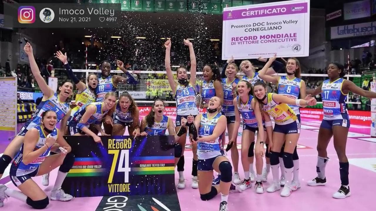 Due anni senza sconfitte: la squadra della Egonu entra nella storia del volley