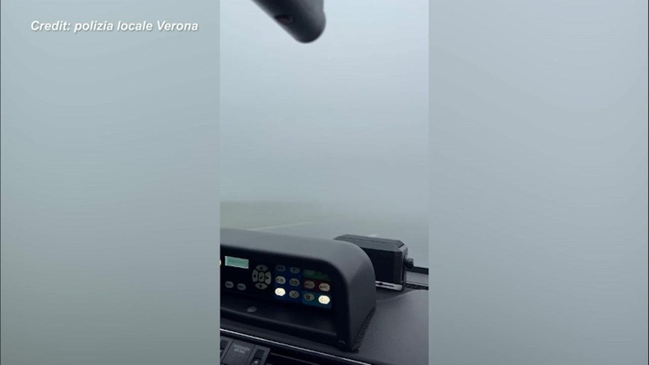 Nebbia sull'Autobrennero, chiuso per 5 ore il tratto A4-A1 tra Verona e Modena