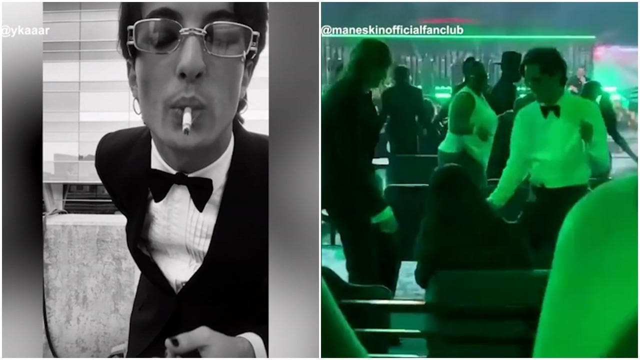 American Music Awards, la serata dei Maneskin: la preparazione e poi lo show sopra e sotto il palco