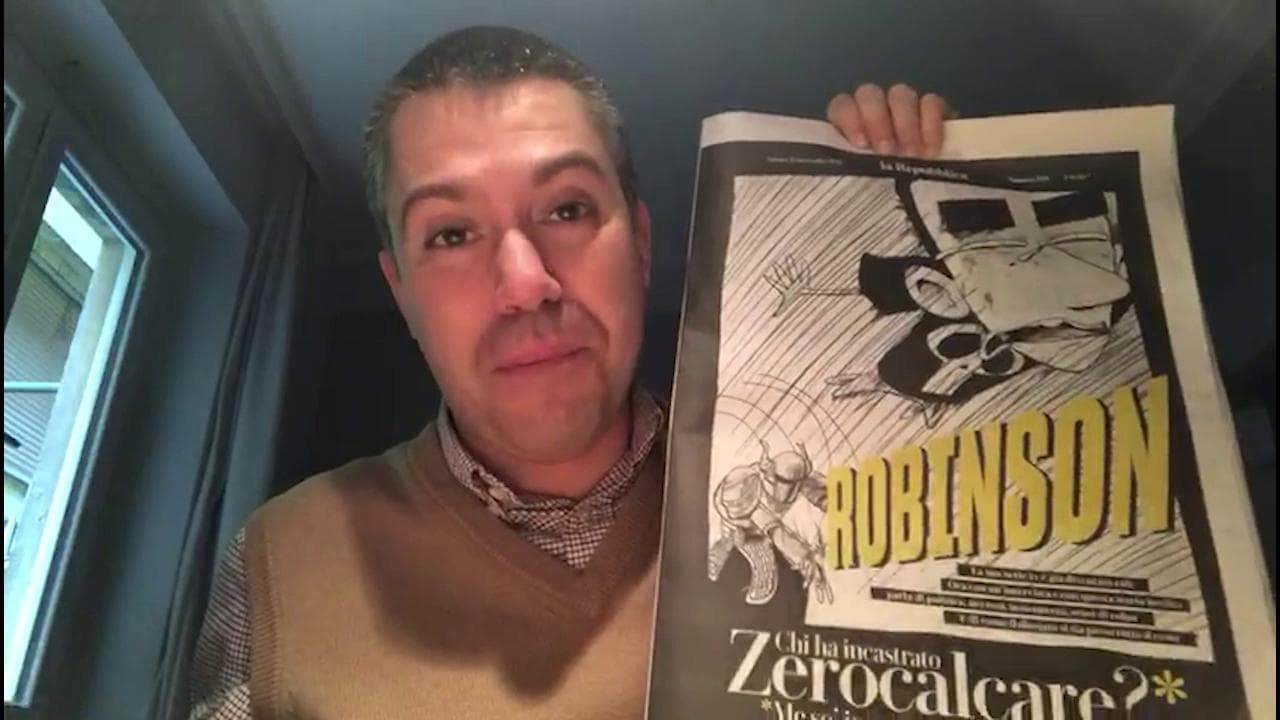 Zerocalcare su Robinson, l'ironia di Saverio Raimondo: "Finalmente è leggibile"