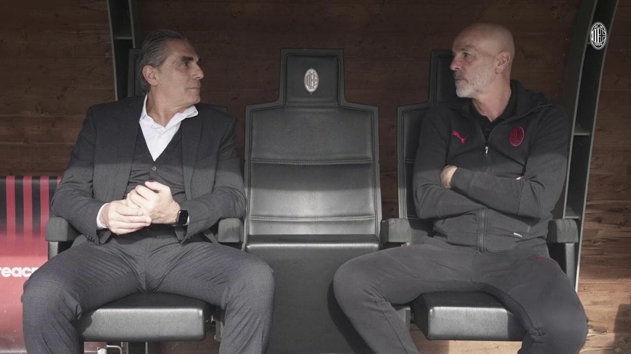 Il tecnico del Milan, Pioli: "Allenare i campioni non è un problema, a volte lo è per i compagni"