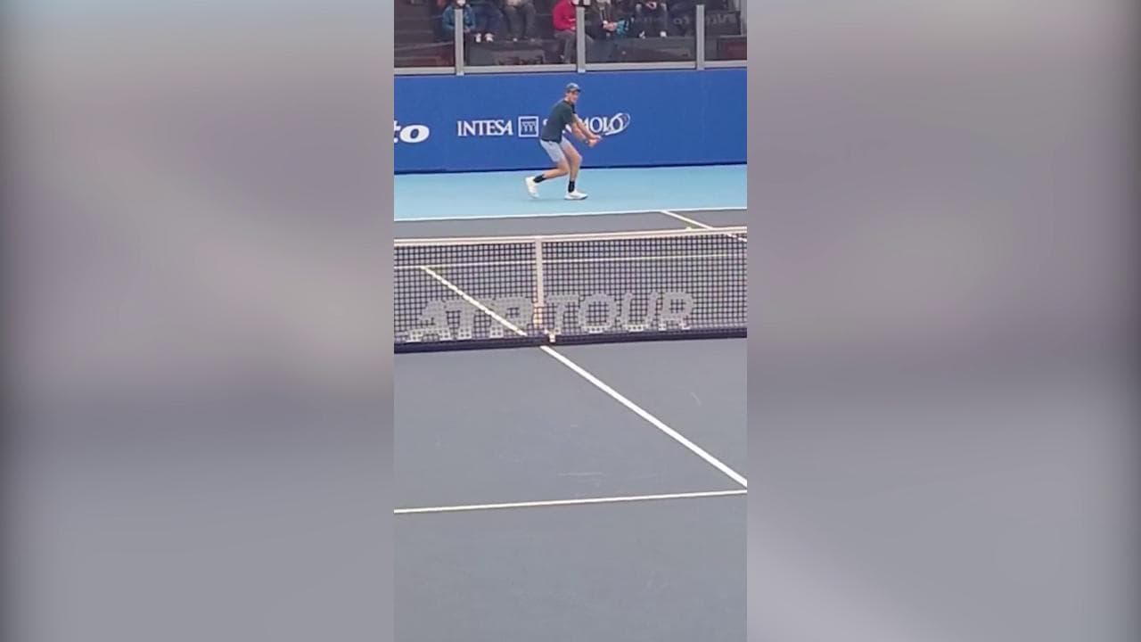 Atp Finals di tennis, Sinner si allena per la sfida decisiva con Medvedev