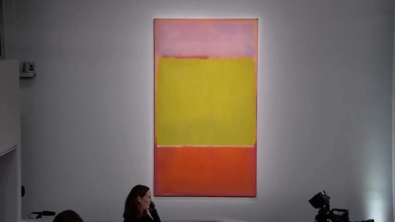 Arte, "asta del divorzio" a New York: venduto il "N°7" di Rothko per 82,5 milioni di dollari