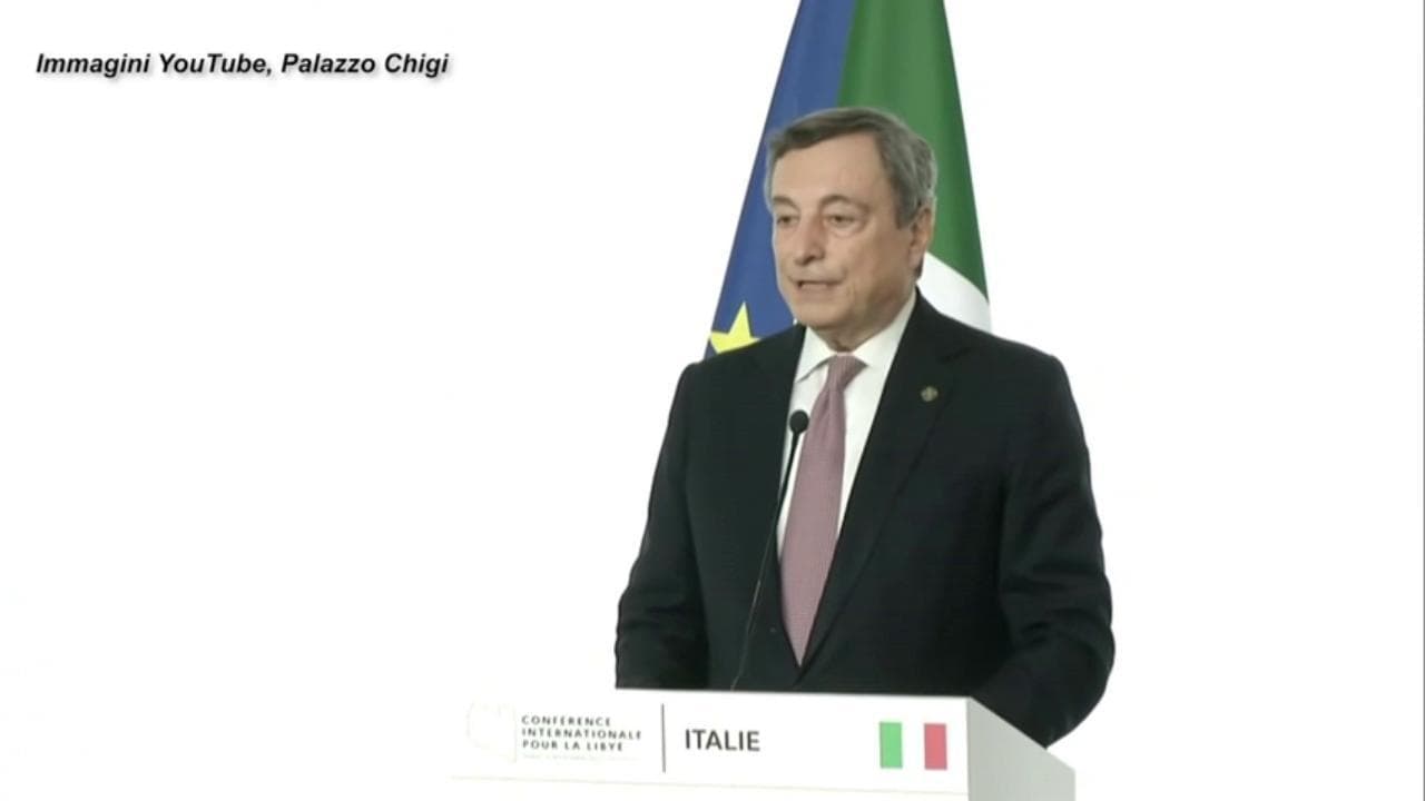 Summit Libia, Draghi: "Serve intervenire: gli sbarchi in Italia insostenibili, Unione trovi accordo"