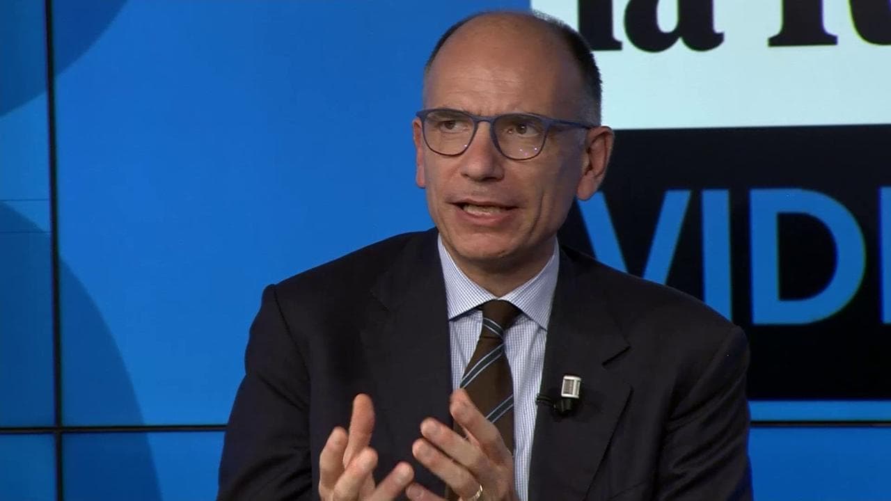 Videoforum Repubblica, Letta: "Il ponce al mandarino un brindisi a vicenda Open? Che fantasia"