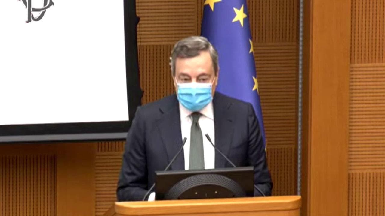 Convegno La Malfa, Draghi: "Immobilismo del 'non governo' si contrasta con coraggio delle riforme"