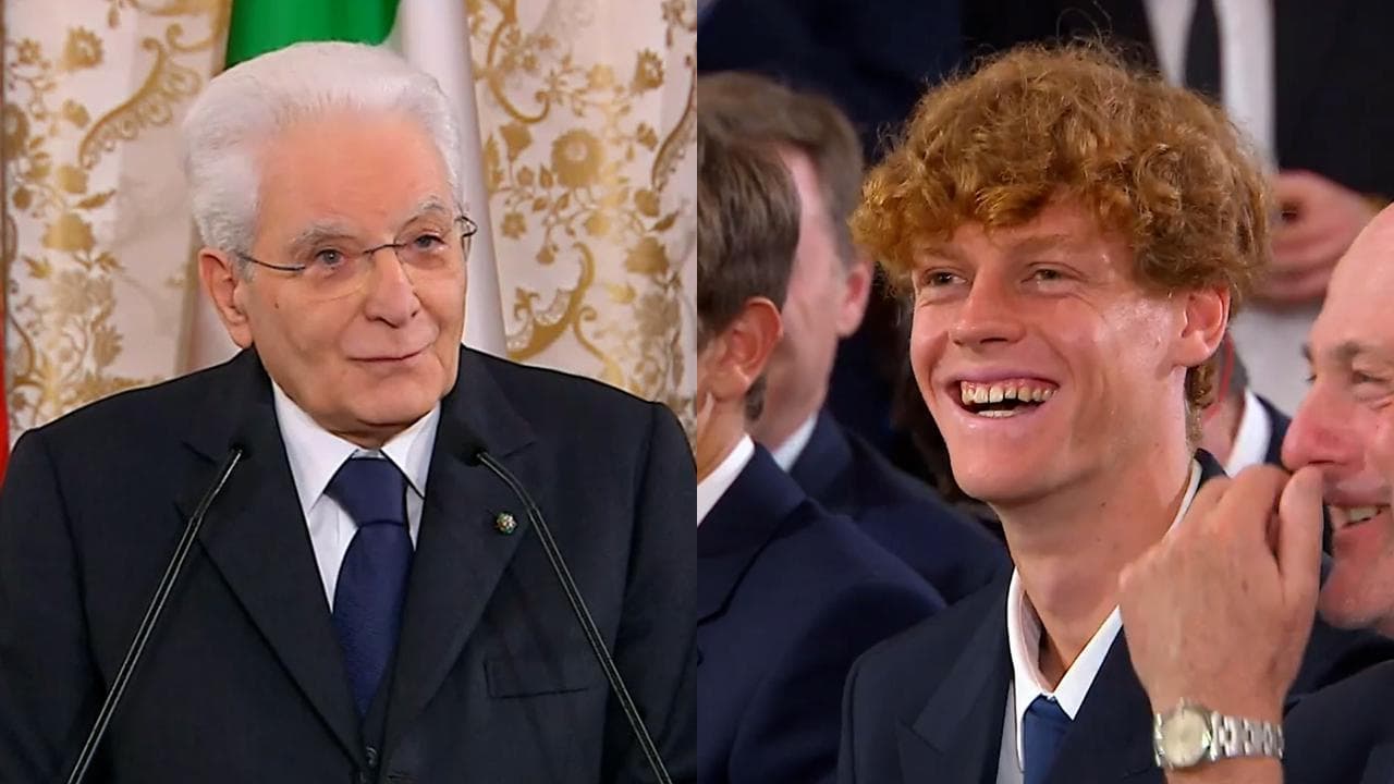Mattarella a Sinner sulla finale degli Australian Open : "Per fortuna ho iniziato dal vederla dal quarto set"