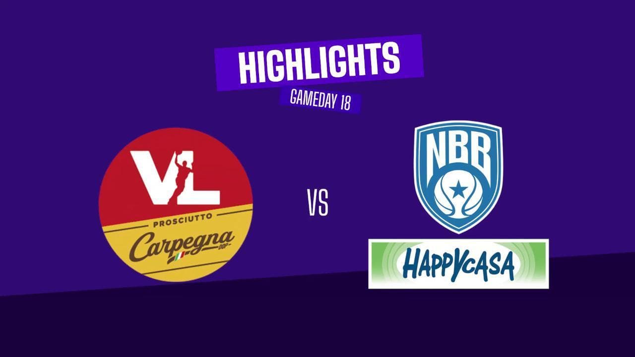 Basket serie A, gli highlights di Carpegna Pesaro-Happy Casa Brindisi