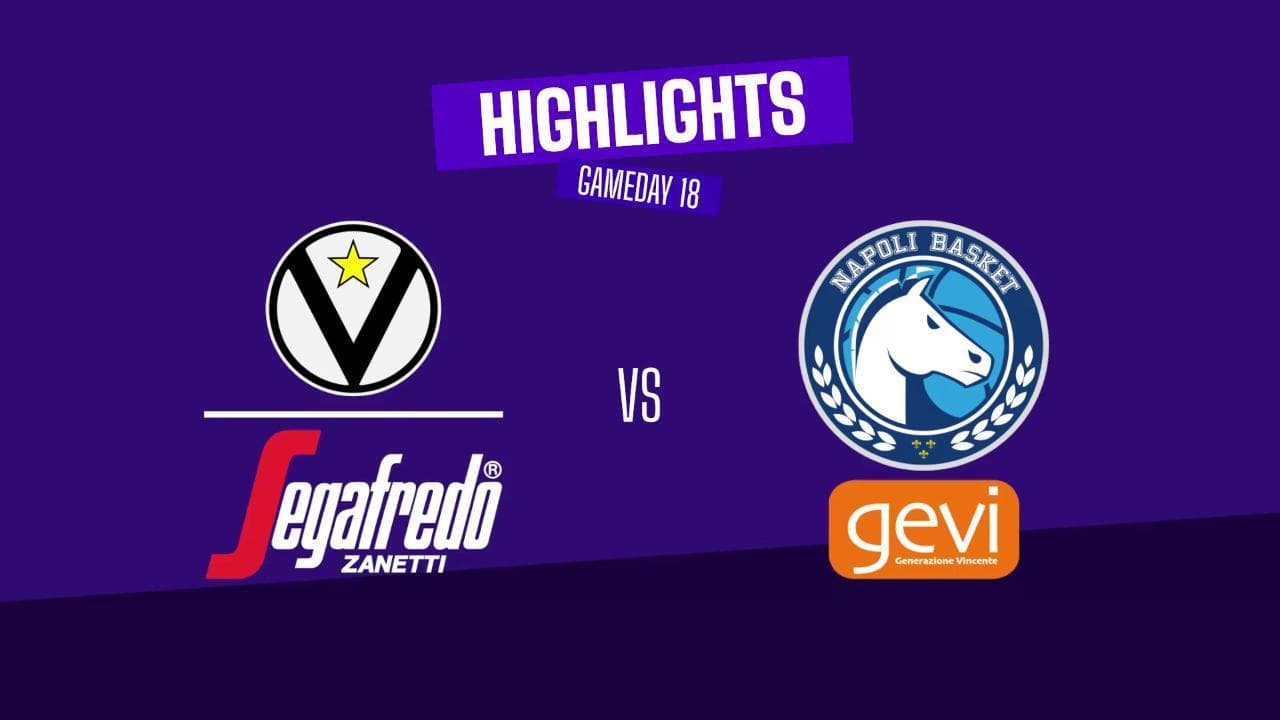 Basket serie A, gli highlights di Segafredo Bologna-Generazione Vincente Napoli