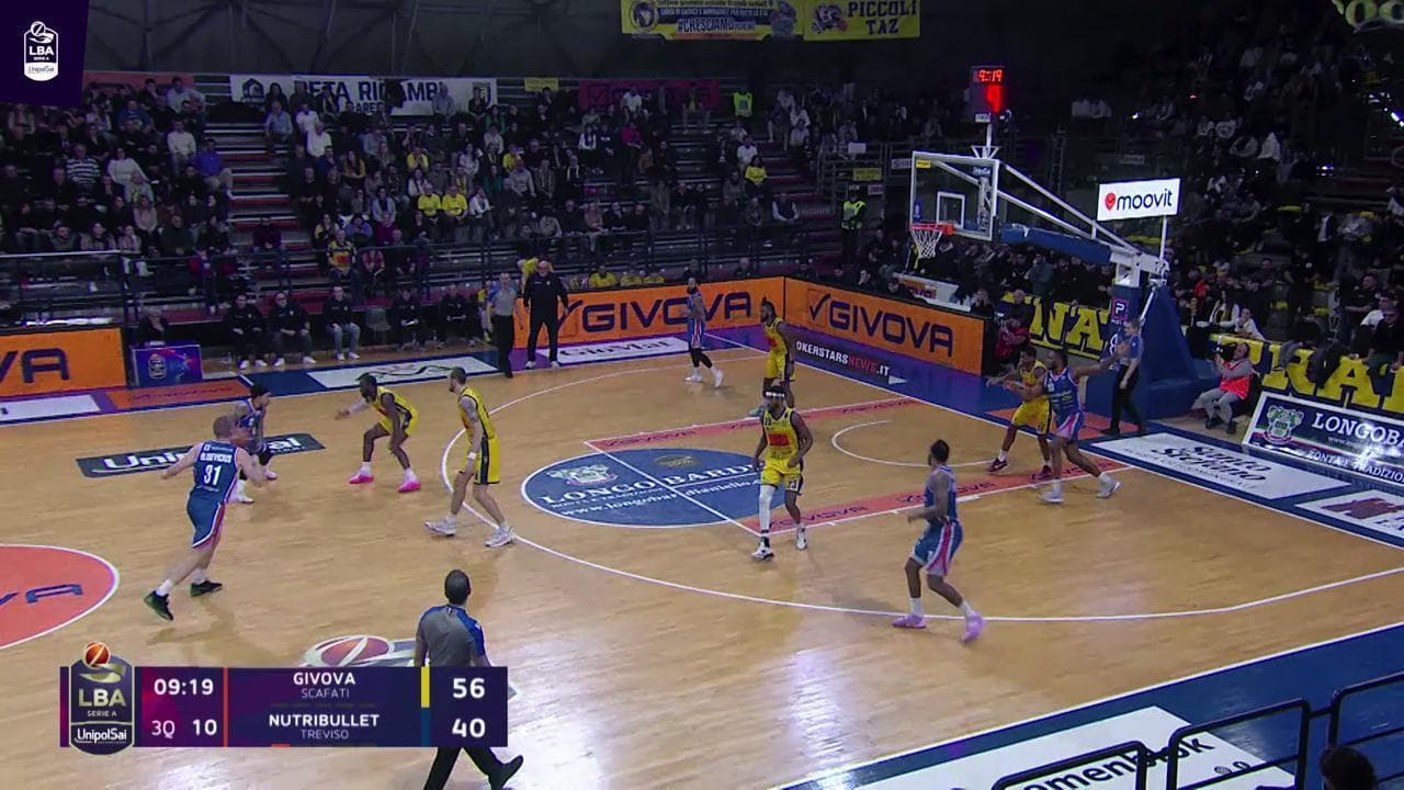 Basket, serie A: gli highlights di Givova Scafati - NutriBullet Treviso