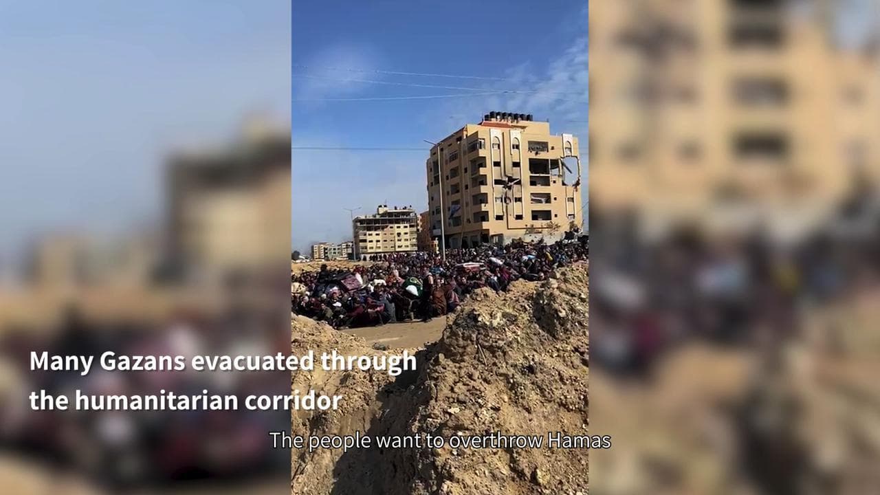 Idf: i civili palestinesi lasciano Khan Yunis gridando "Abbasso Hamas"