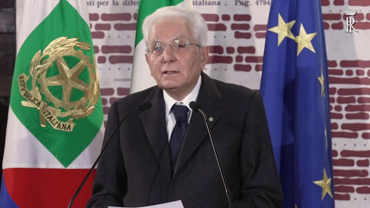 Mattarella: "Israele ha sofferto, ora non neghi uno stato a un altro popolo"