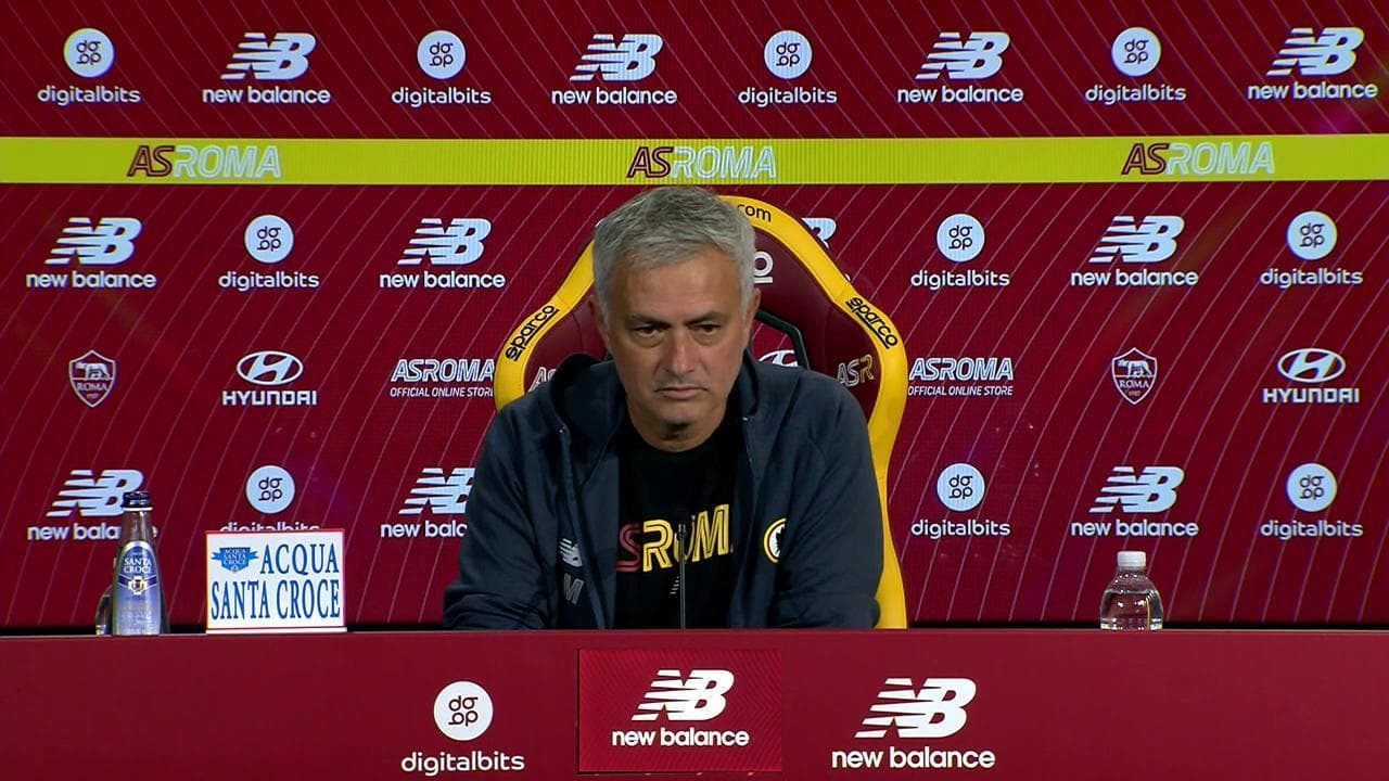 L'allenatore della Roma, Mourinho: "Amo sfidare i migliori"