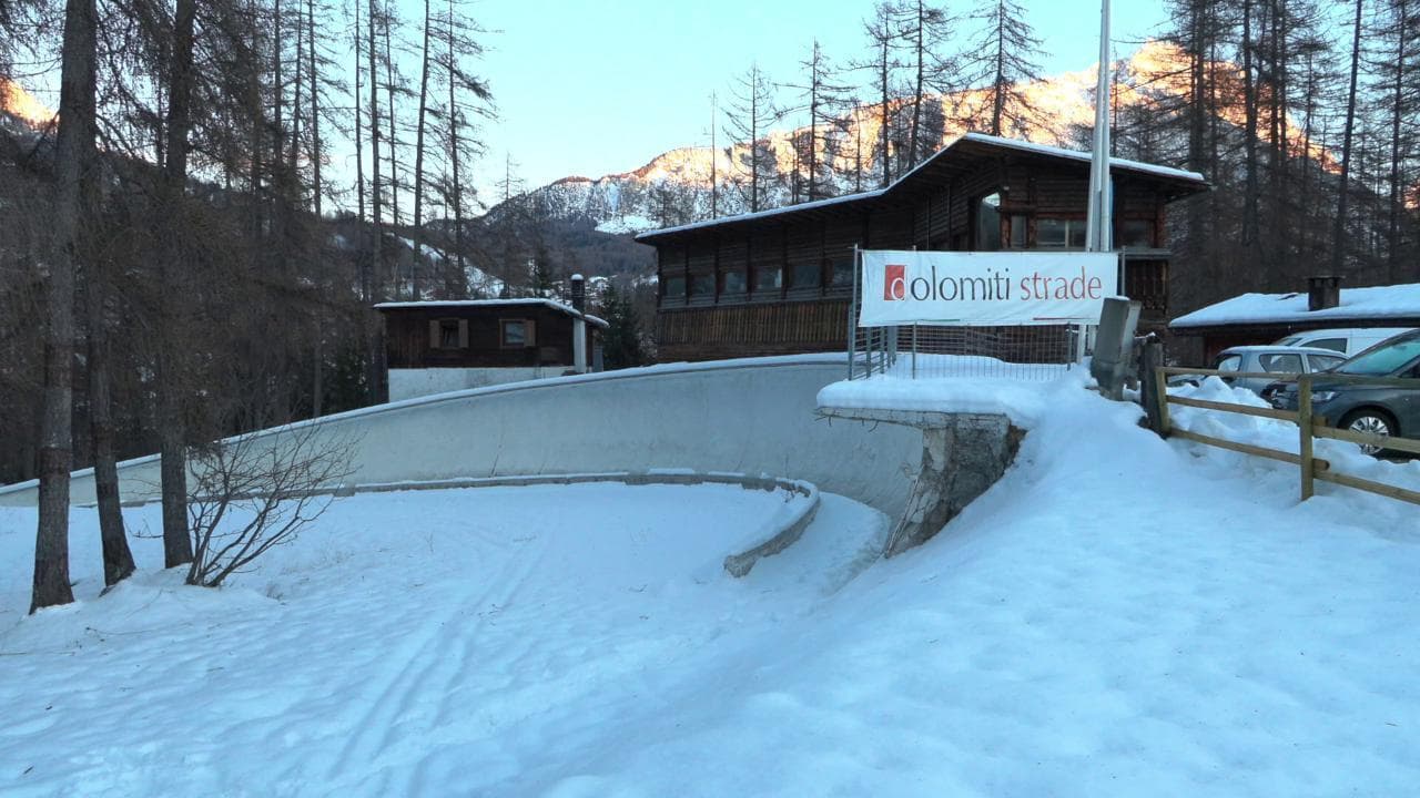 Olimpiadi Milano Cortina 2026, il tracciato della vecchia pista da bob Eugenio Monti