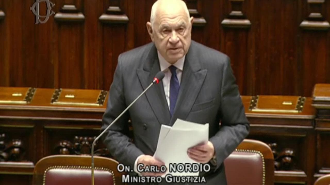 Nordio: "L'obiettivo prioritario sarà rendere la giustizia rapida ed efficiente"