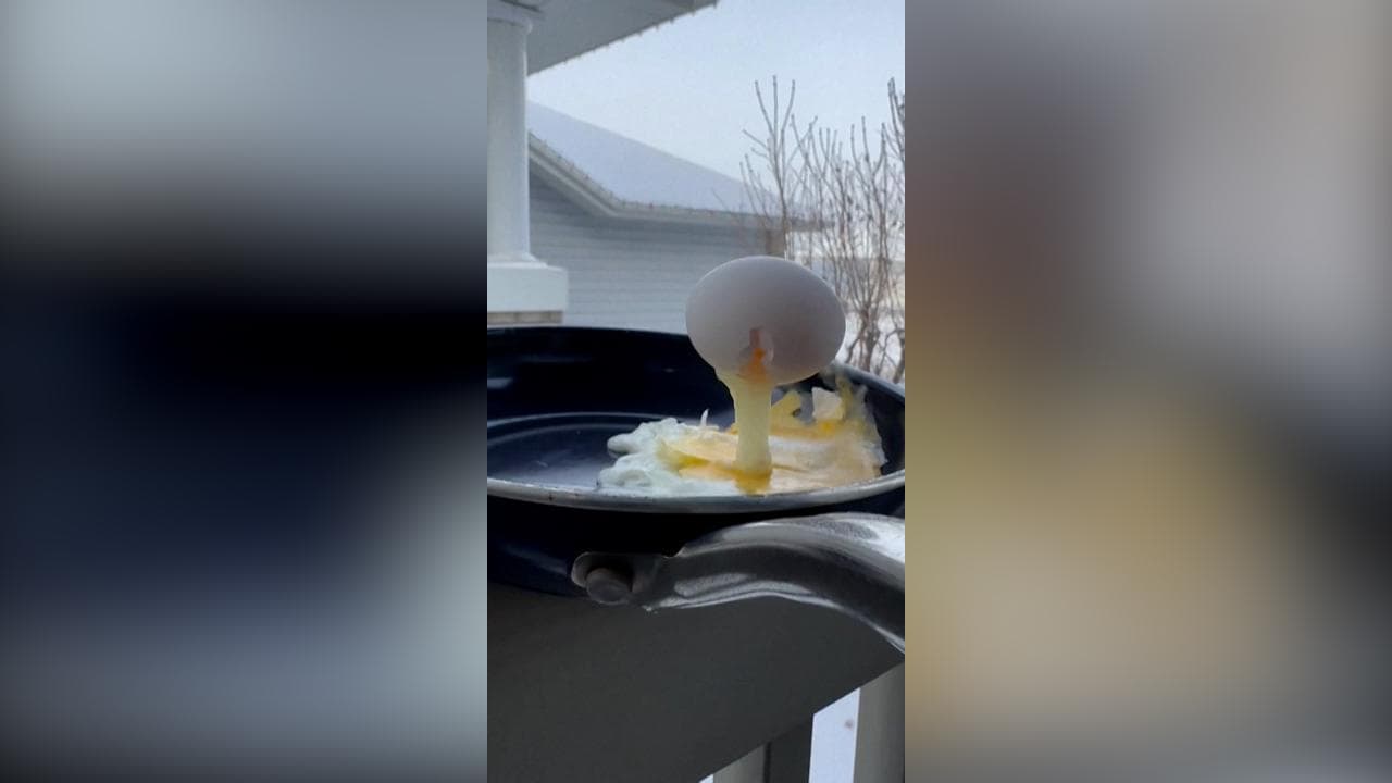 Freddo da record in Canada, uova e carta igienica si congelano all'aperto