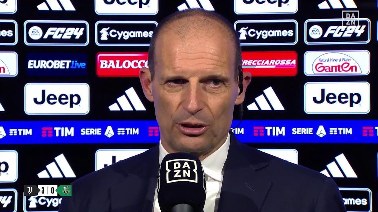 Allegri e il duello con l'Inter: "Come guardie e ladri. I ladri scappano, le guardie li rincorrono"