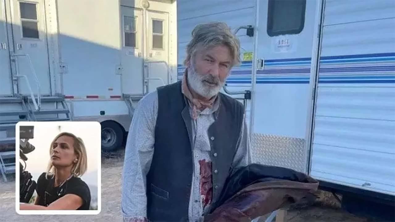 Le immagini dall'alto del set della tragedia: Alec Baldwin spara con una pistola di scena, una donna morta e un ferito