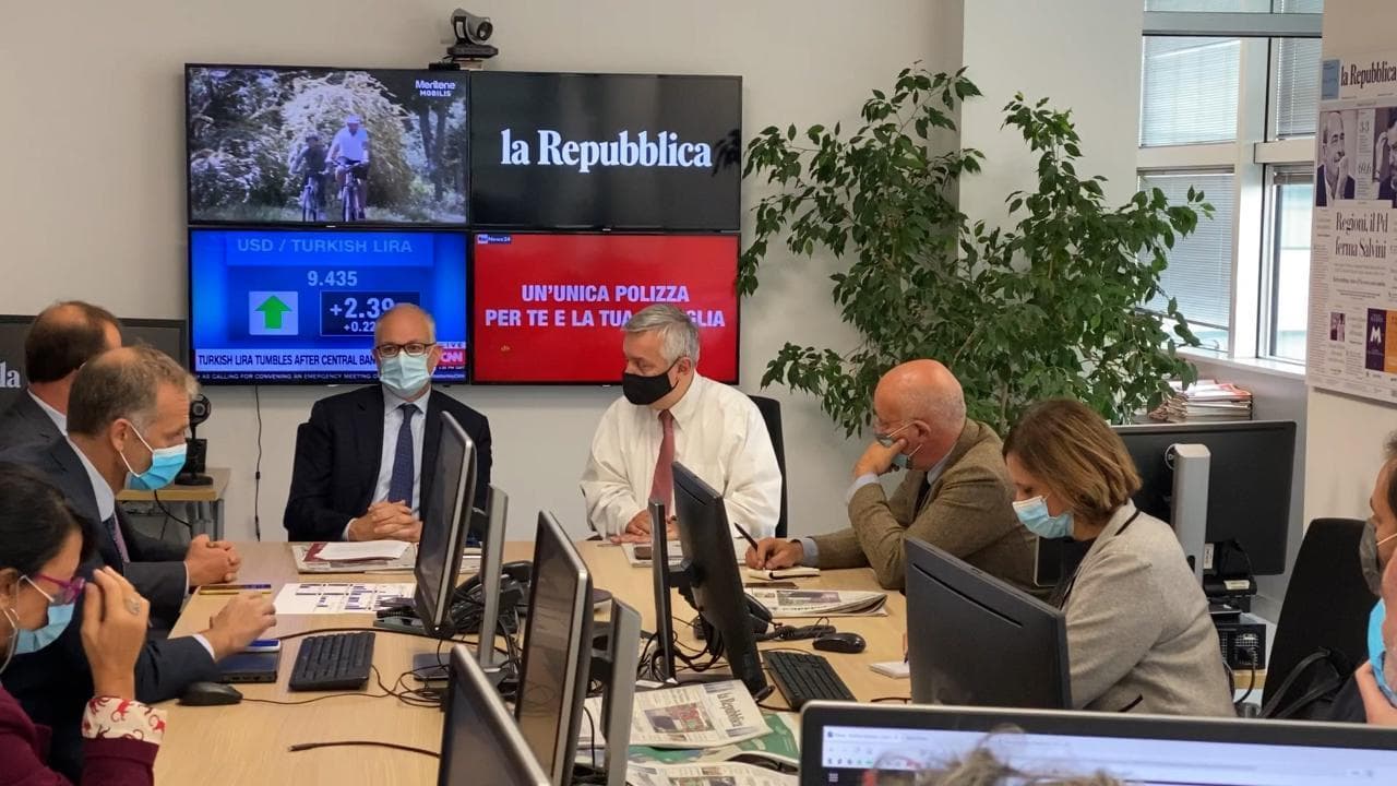 Repubblica incontra il sindaco di Roma Roberto Gualtieri