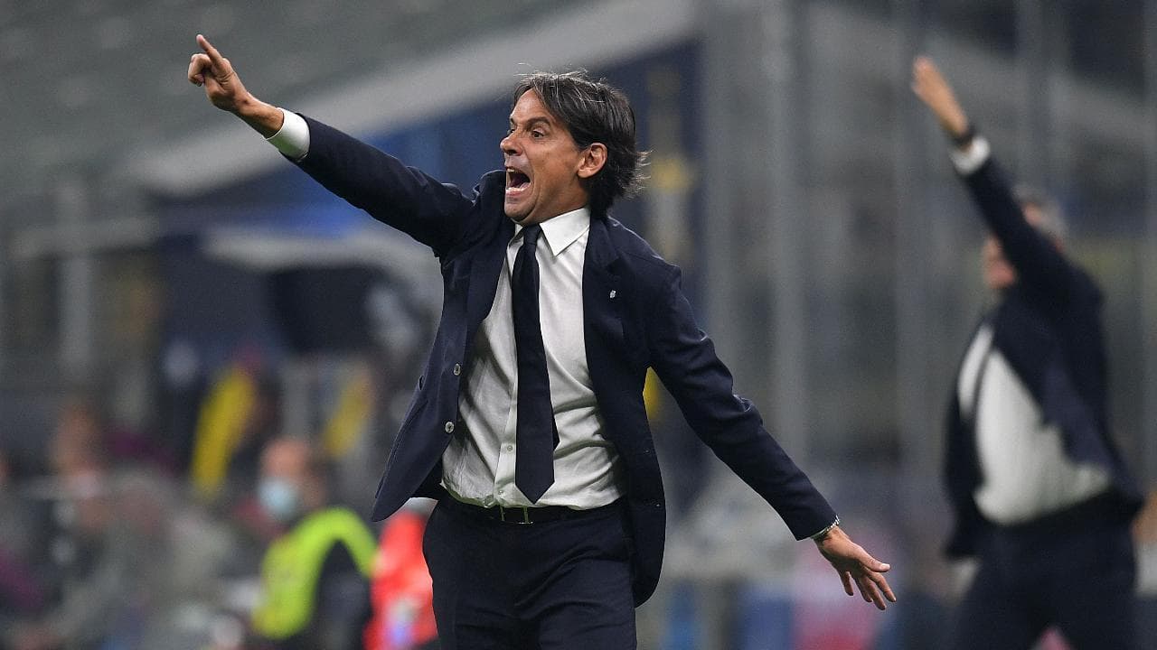 L'allenatore dell'Inter, Inzaghi: "Prendiamo troppi gol, le partite si possono vincere anche 1-0"