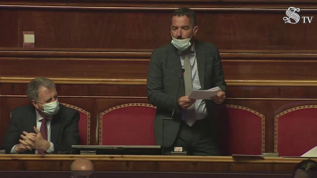 L'intervento di Ruspandini (FdI) è lungo, Casellati lo ferma: "Non sono il presidente dell'orologio"