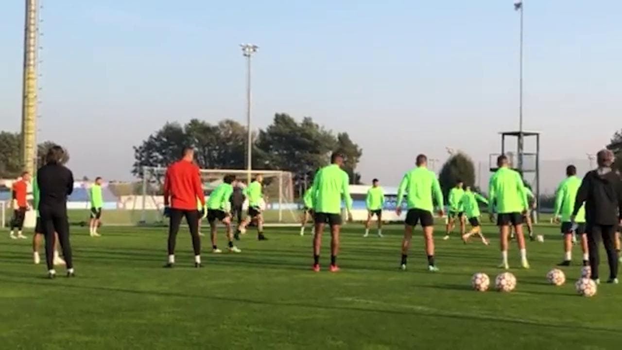 L'allenamento dell'Inter, Inzaghi: “Ragazzi, facciamo 5 o 6 minuti col prof, poi il torello"