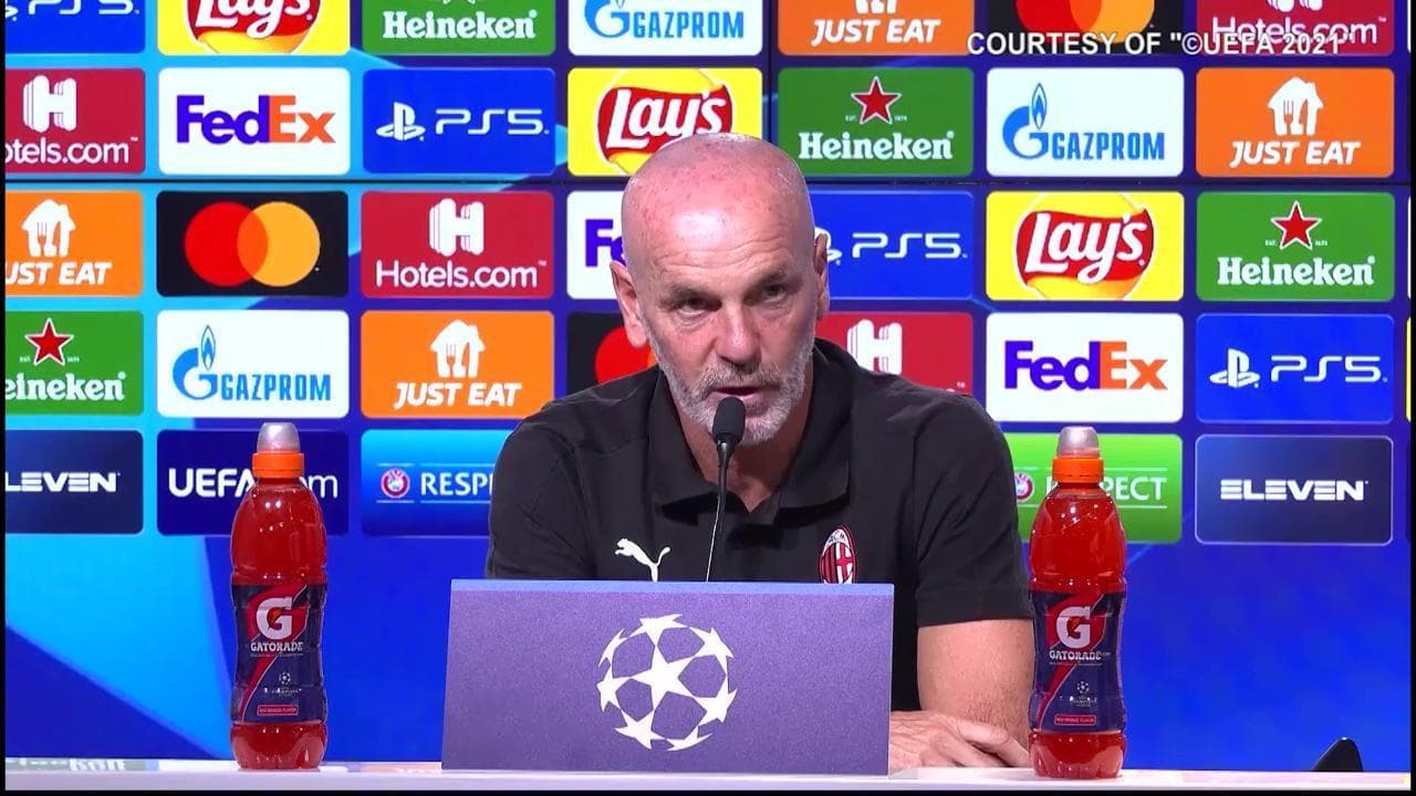 L'allenatore del Milan, Pioli: "Le due partite col Porto saranno decisive per la Champions"
