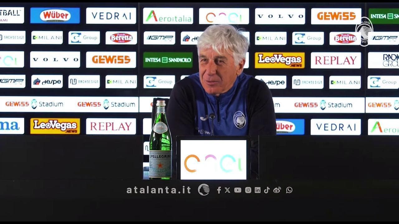 Gasperini: "Fin qui nessun rigore per l'Atalanta? Non siamo bravi a tuffarci e ingannare l'arbitro"