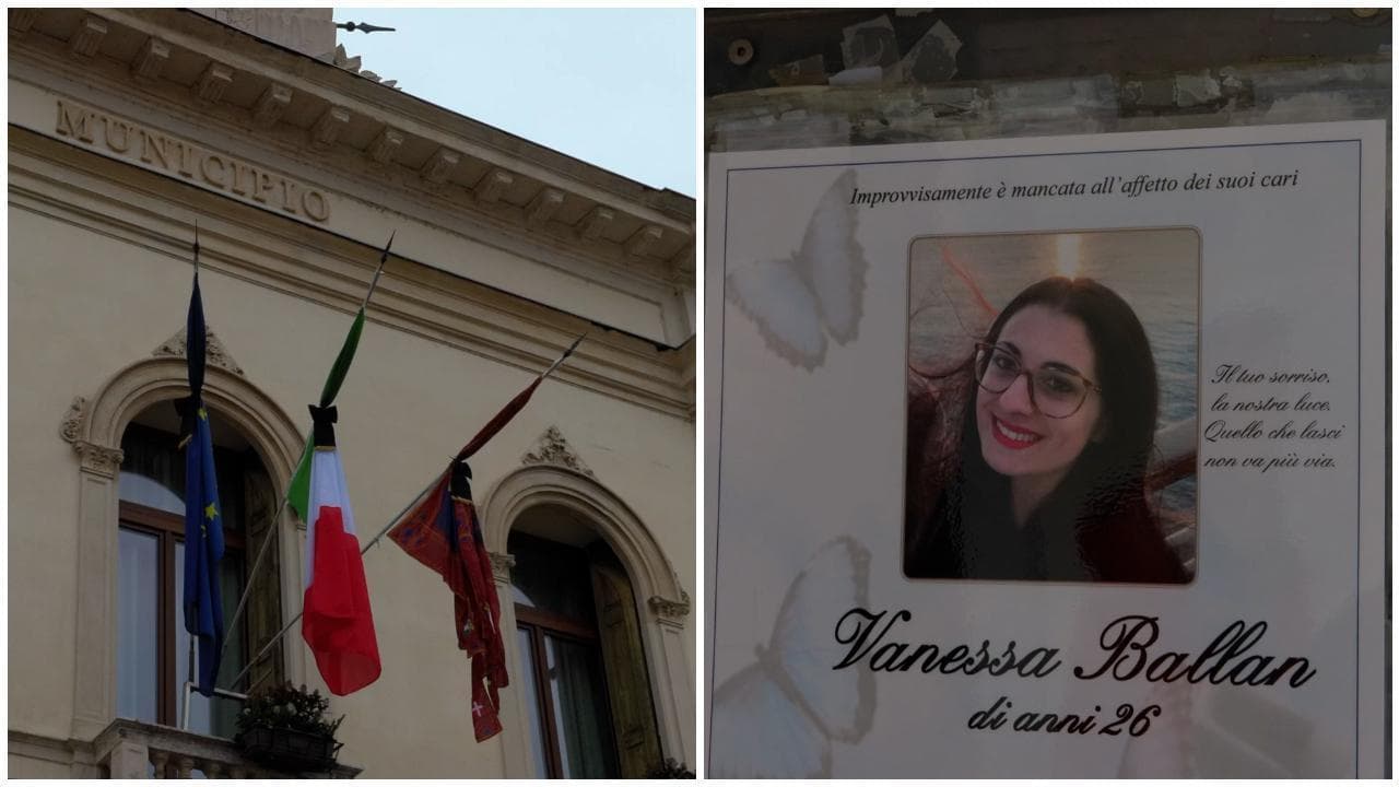 Lutto regionale in Veneto oggi funerali Vanessa Ballan: bandiere listate a Castelfranco Veneto