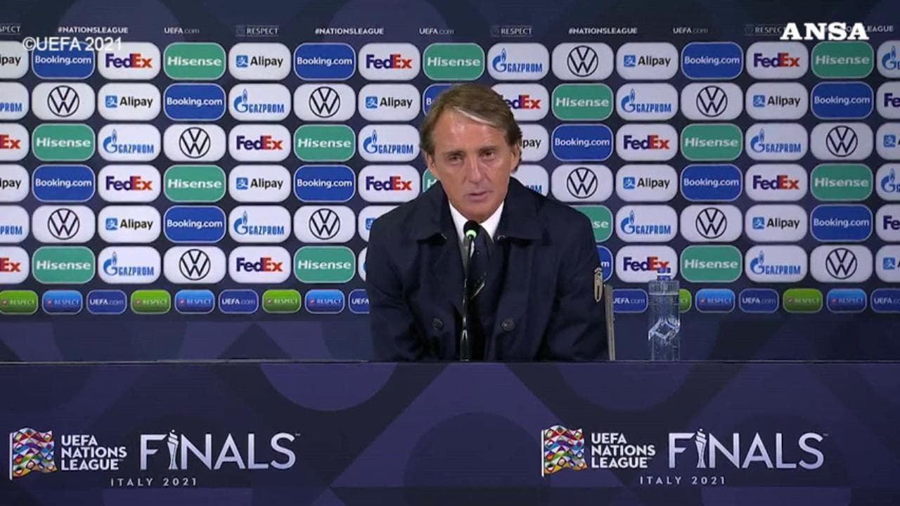 Nations League, il ct dell'Italia, Roberto Mancini: "Contento, ma con la Svizzera sarà fondamentale"