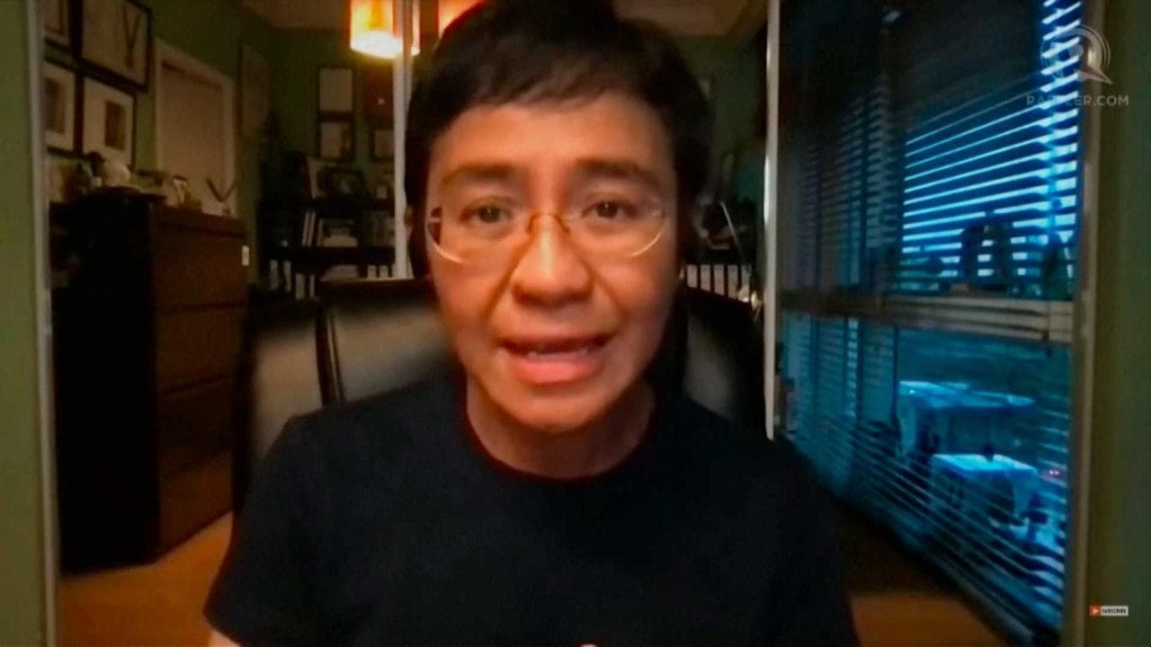 Nobel per la pace, la reazione della giornalista Maria Ressa: "Sono sotto shock"