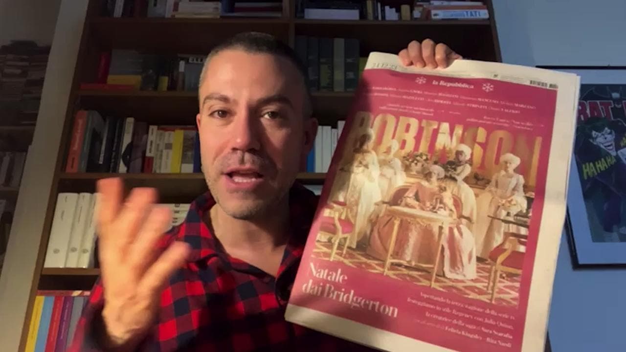 Robinson, il settimanale che Babbo Natale usa per chi è stato cattivo. Come il carbone della Befana...