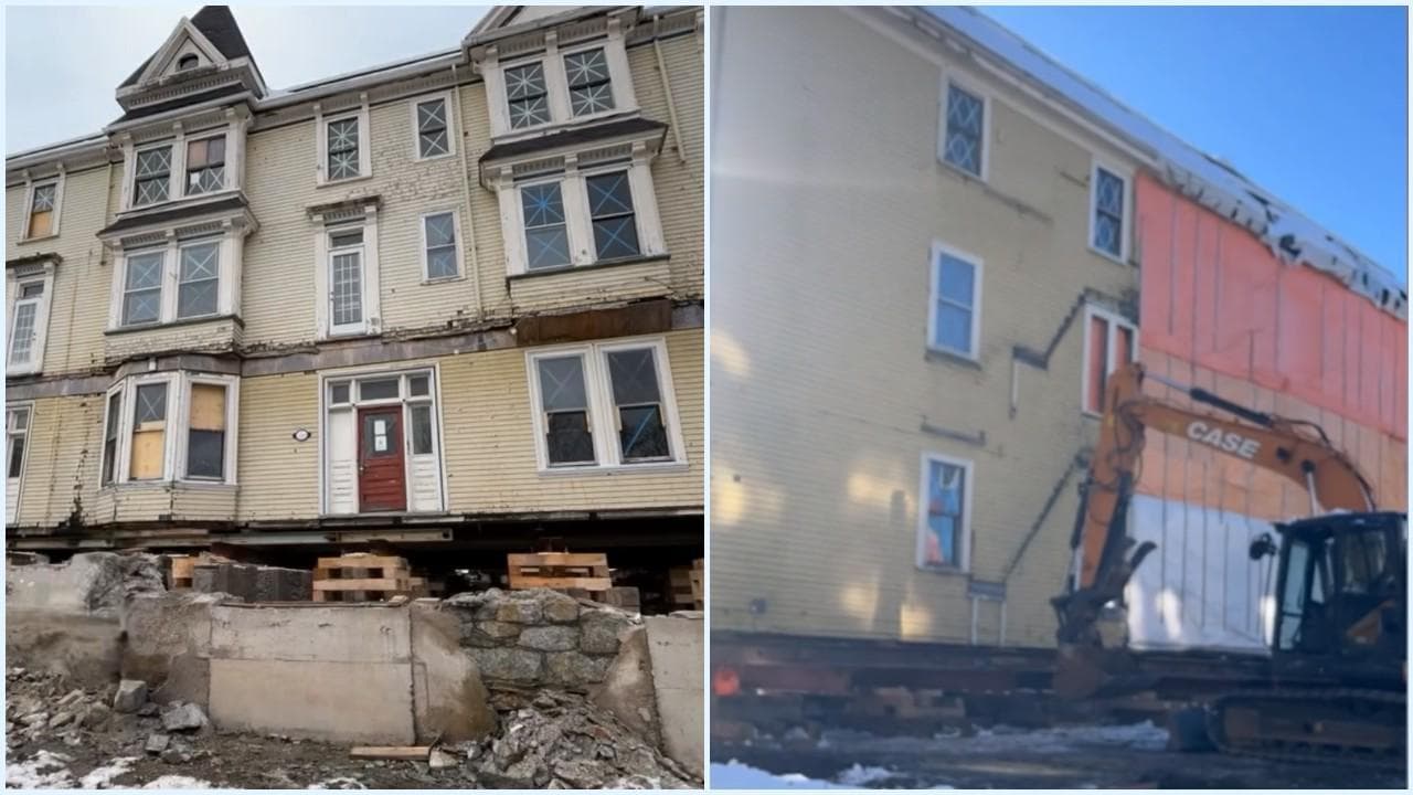 Canada, spostano un edificio storico di 220 tonnellate con 700 saponette: il video