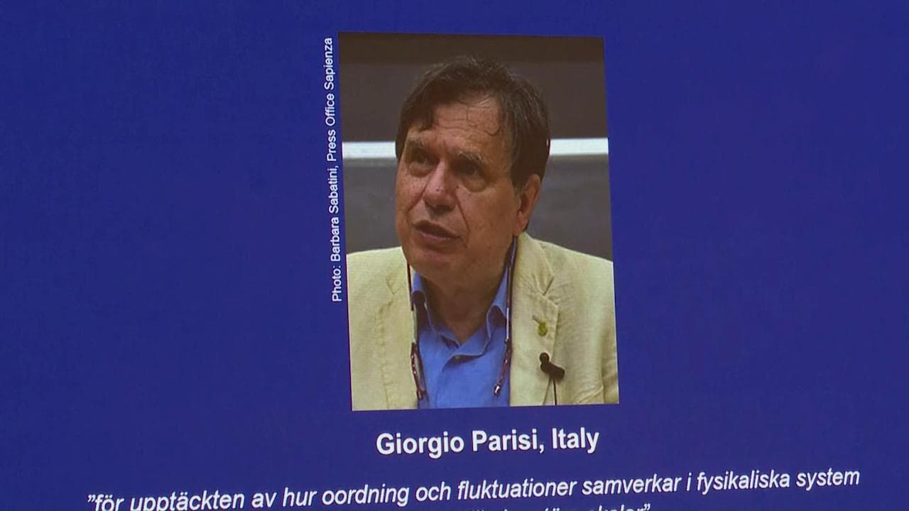 Nobel per la fisica a Giorgio Parisi "C'erano chance, così ho tenuto il telefono vicino"