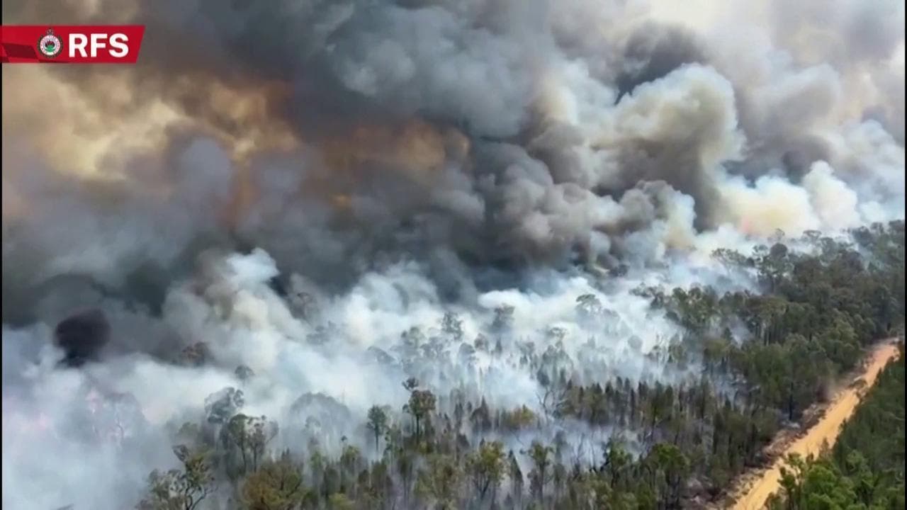 Australia, l'incendio è grande come tutta Londra. Il fumo denso crea nuvole che scatenano temporali