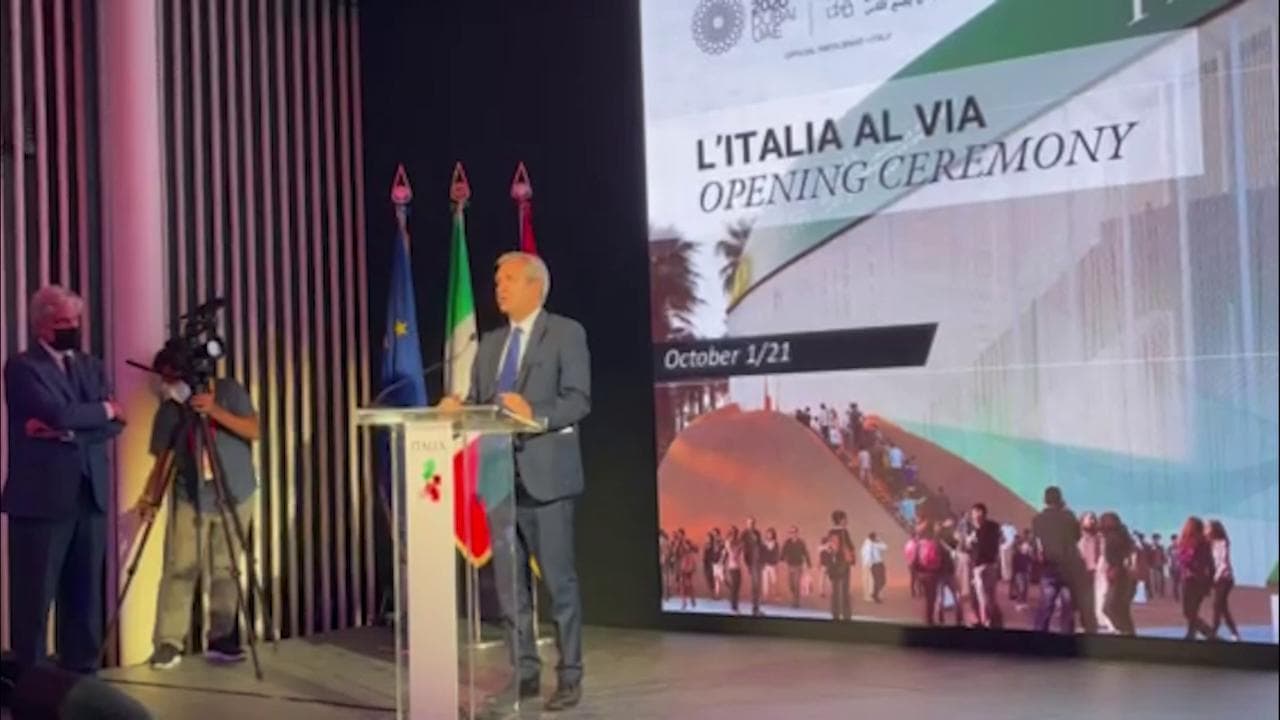 Expo Dubai 2020, apre il Padiglione Italia. Della Vedova: "Qui c'è la potenza del nostro Paese"