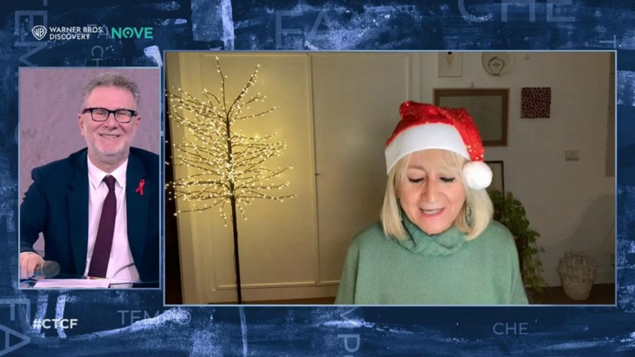 Che tempo che fa, la letterina a Babbo Natale di Luciana Littizzetto