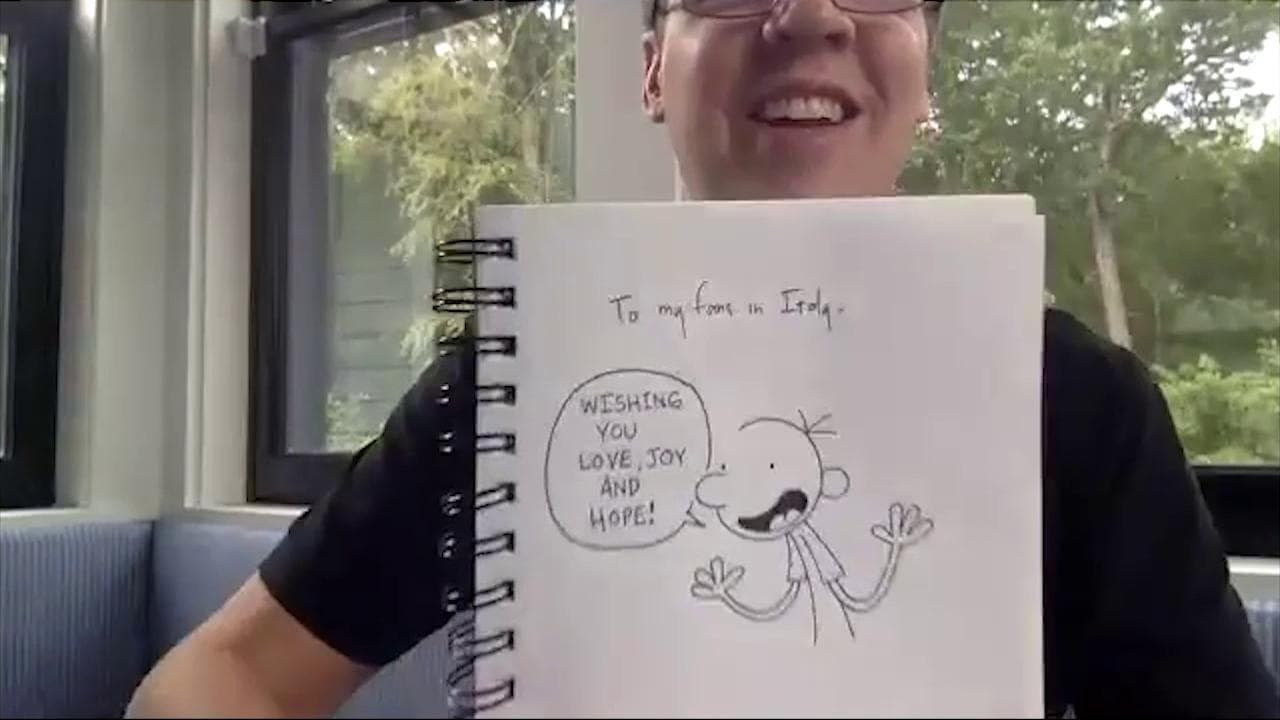 La "schiappa" Jeff Kinney disegna per Robinson