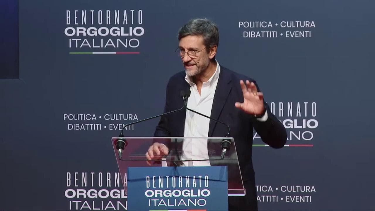 Atreju 2023, Corsini (direttore Rai): "Parlo come giornalista e come militante"