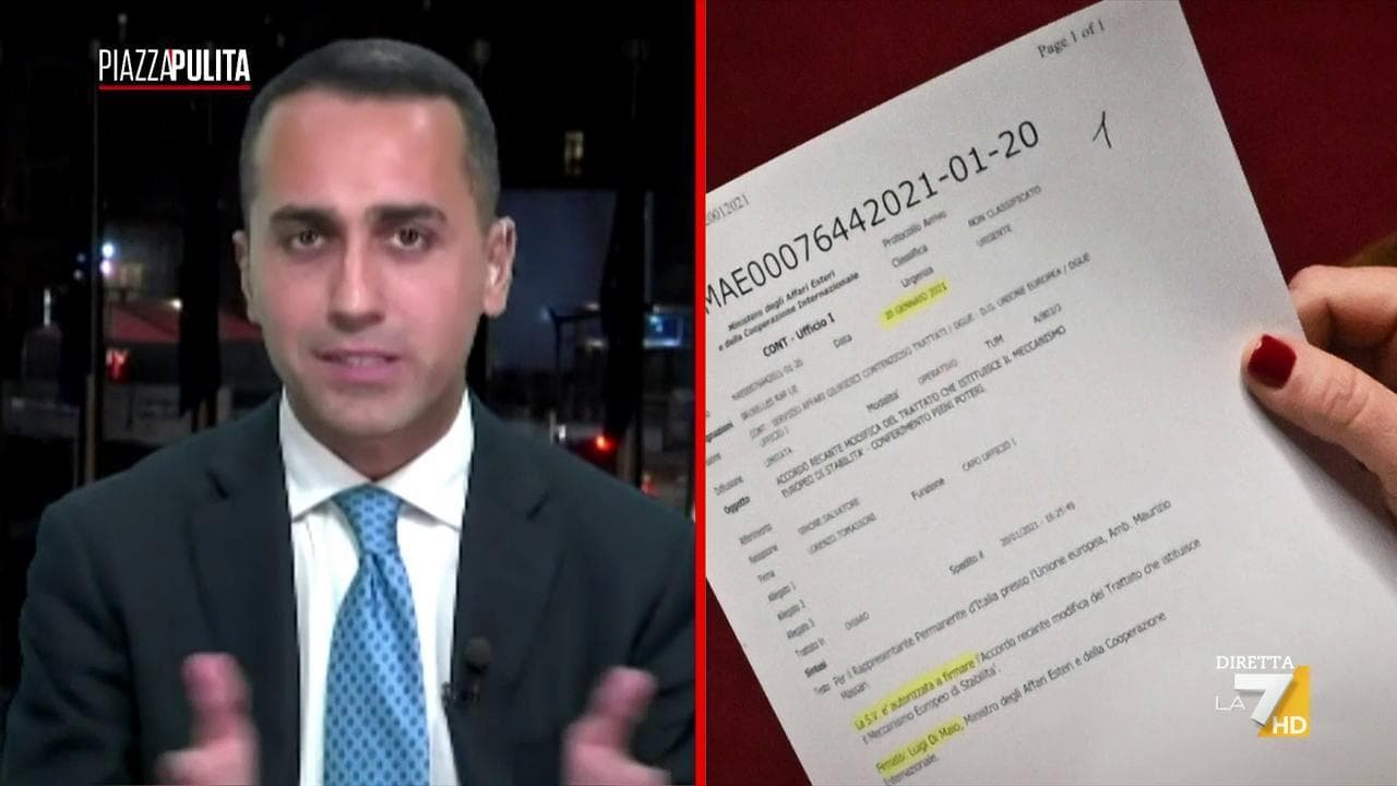 Di Maio: "Meloni dice il falso, quando ho firmato il 20 gennaio ero in carica"