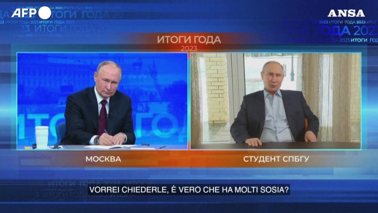 Putin parla con il suo sosia creato dall'intelligenza artificiale: "Deciderò che solo io posso assomigliare a me stesso"
