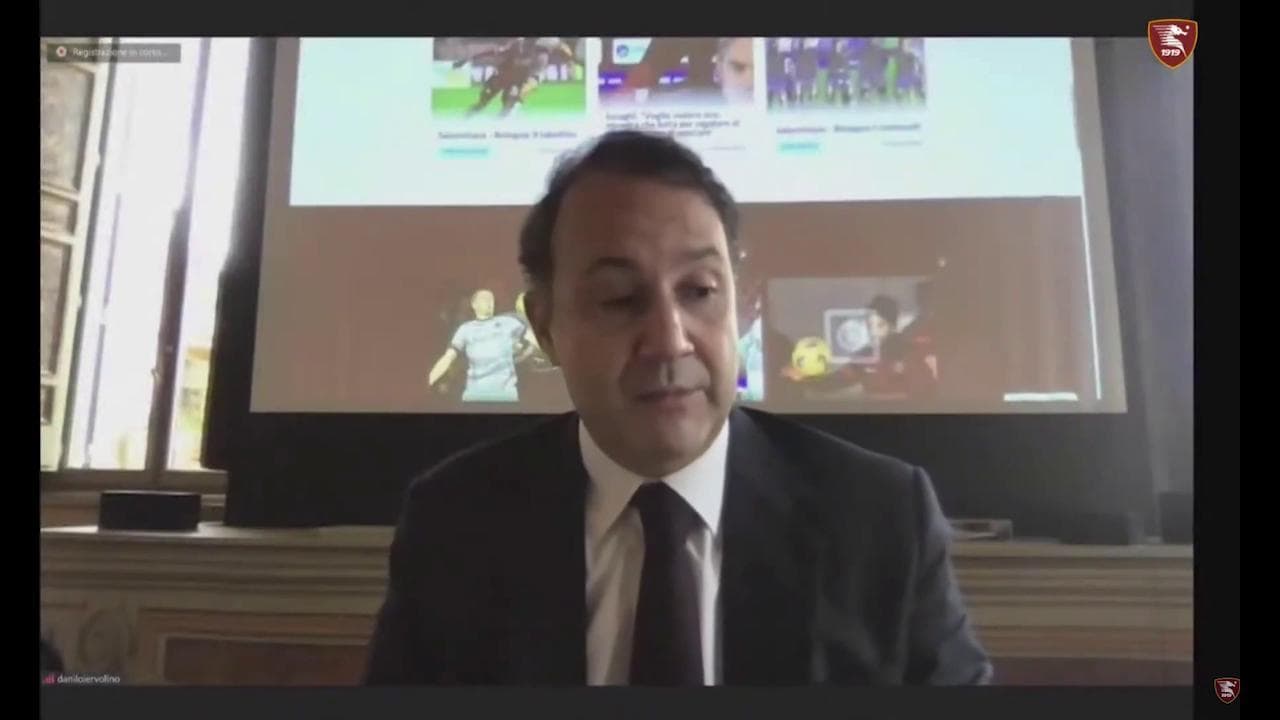Il presidente Iervolino: "I giocatori abbiano paura: la Salernitana sarà la tomba sportiva di molti"