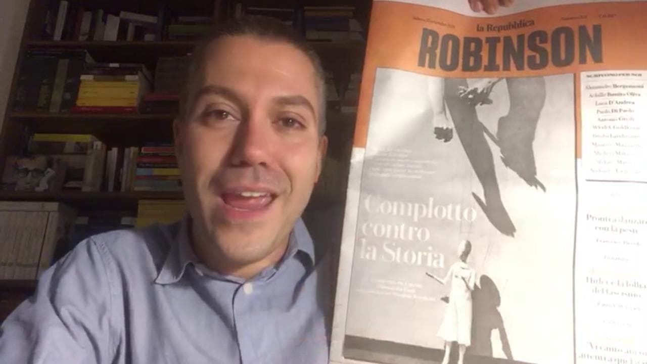 Saverio Raimondo: "Robinson, o dell'assurdo complotto di Big Pharma"