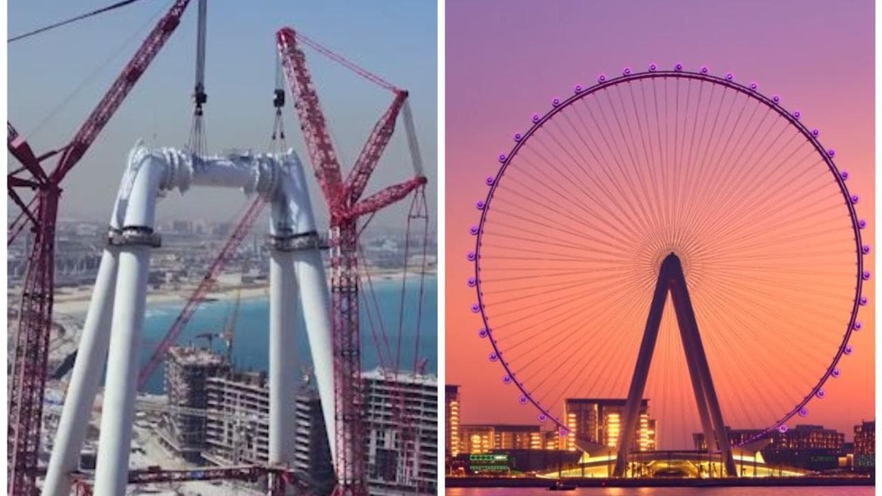 Dubai, ecco come è stata costruita la più grande ruota panoramica del mondo alta due volte il Duomo di Milano