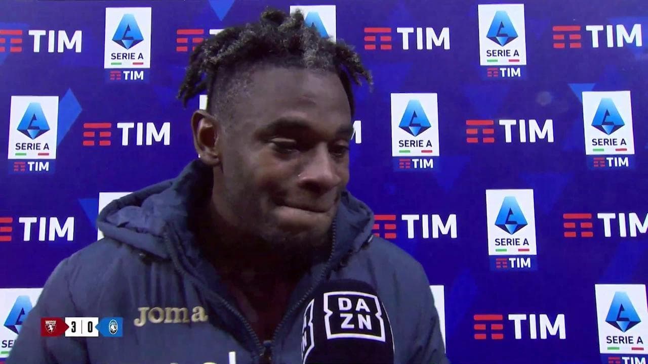 Torino, Duvan Zapata in lacrime contro l'Atalanta: "Non mi ha dato il valore che meritavo"