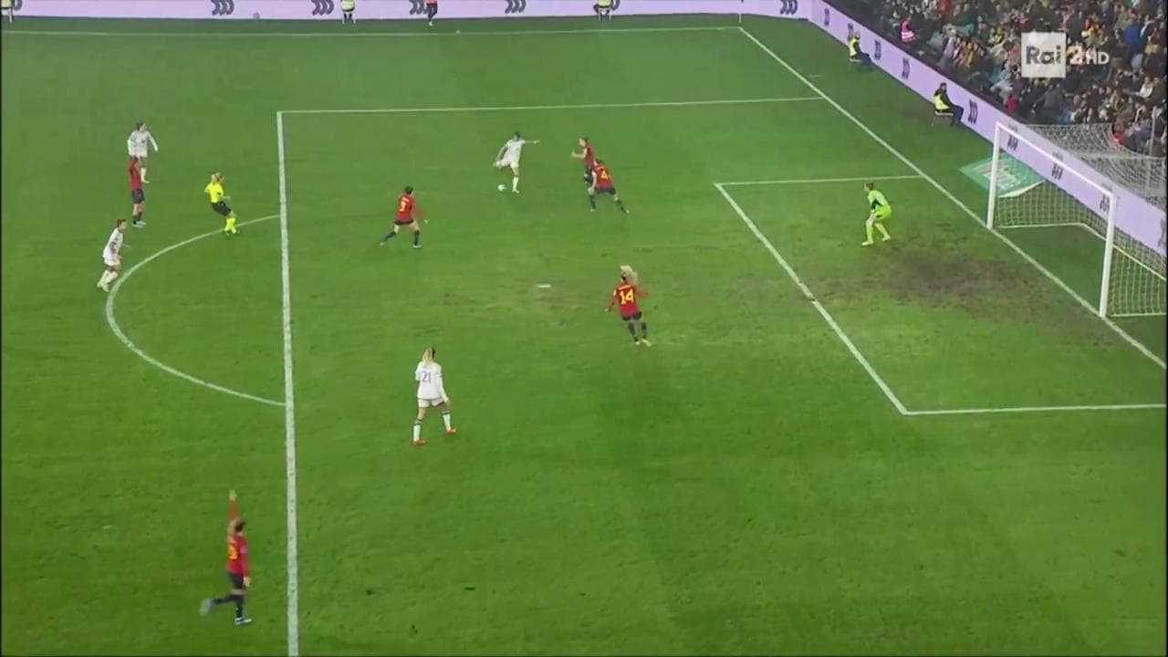L'Italia batte la Spagna campione del mondo nella Nations League donne: il gol di Valentina Giacinti