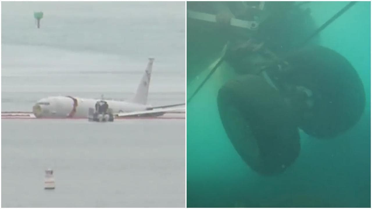 Affonda il relitto di un aereo spia della Marina Usa schiantato alle Hawaii: gli sforzi per recuperarlo