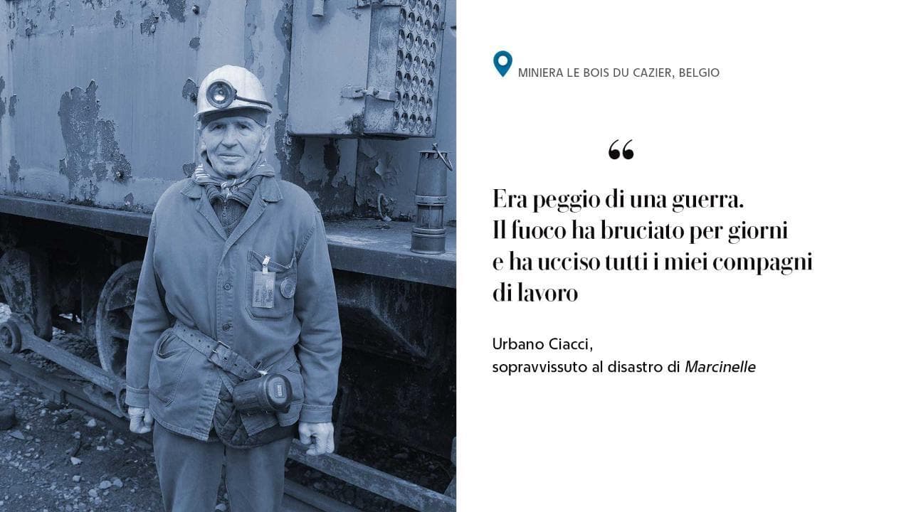 Urbano Ciacci, l'ultimo sopravvissuto di Marcinelle