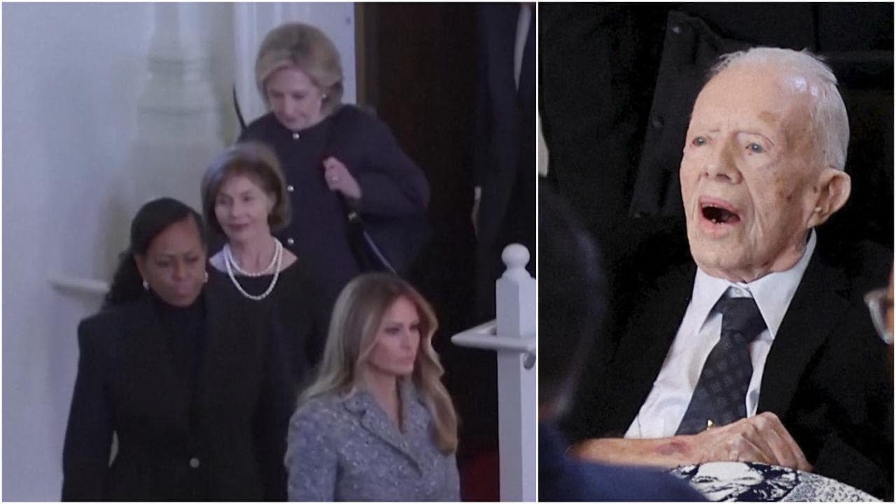 Stati Uniti, le ex first lady riunite: da Michelle Obama a Melania Trump onorano Rosalynn Carter